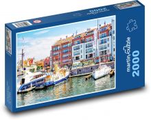 Polsko - Gdaňsk Puzzle 2000 - 90x60 cm
