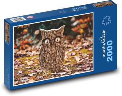 Bark - owl - Puzzle 2000 pieces, size 90x60 cm 