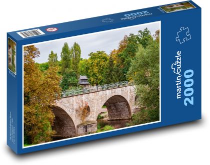 Most - stromy - puzzle 2000 dílků
