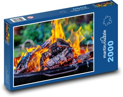 Pożar - popiół - Puzzle 2000 elementów, rozmiar 90x60 cm