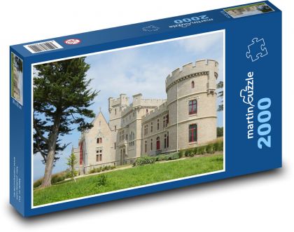 Francja - zamek wiktoriański - Puzzle 2000 elementów, rozmiar 90x60 cm