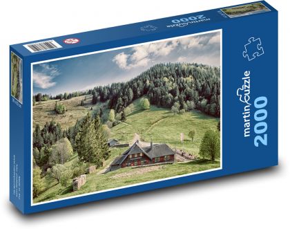 Nemecko - krajina - Puzzle 2000 dielikov, rozmer 90x60 cm 