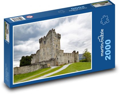 Park Narodowy Killarney - Zamek, Irlandia - Puzzle 2000 elementów, rozmiar 90x60 cm