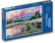 Przyroda - góry Puzzle 2000 elementów - 90x60 cm