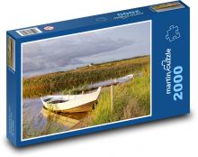 Dänemark - Natur, Boot Puzzle 2000 Teile - 90 x 60 cm