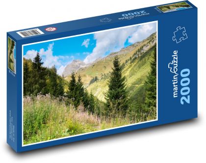 Berge - Weiden - Puzzle - 2000 Teile
