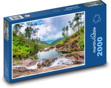 Vodopády - Peřeje Puzzle 2000 - 90x60 cm