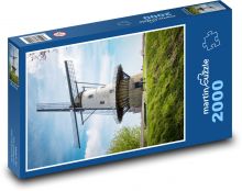 Větrný mlýn Puzzle 2000 dílků - 90 x 60 cm