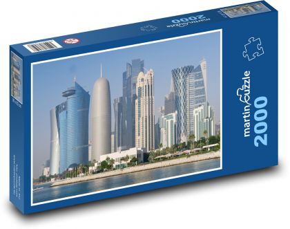 Mrakodrapy - mesto - Puzzle 2000 dielikov, rozmer 90x60 cm 