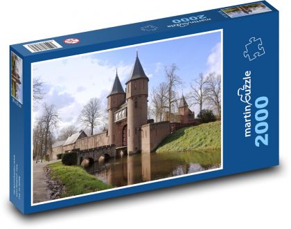 Utrecht - hrad, Nizozemí - puzzle 2000 dílků