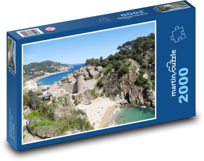 Hiszpania - Costa Brava - Puzzle 2000 elementów, rozmiar 90x60 cm