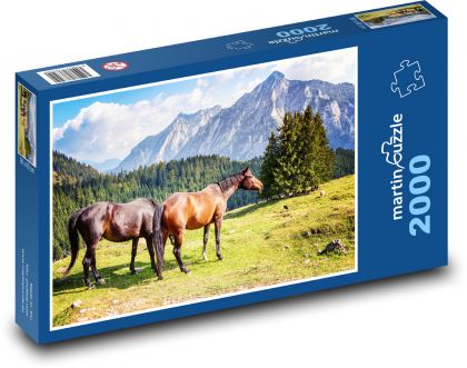 Pferde - Natur - Puzzle - 2000 Teile