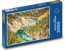 Kaňon - Yellowstone Puzzle 2000 dílků - 90 x 60 cm