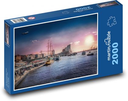 Německo - Hamburg - puzzle 2000 dílků