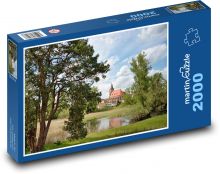 Park - Kirche Puzzle 2000 Teile - 90 x 60 cm