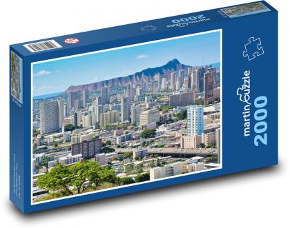 Honolulu - Waikiki - Puzzle 2000 pieces, size 90x60 cm 