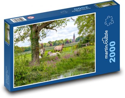 Holland - Horses - Puzzle 2000 pieces, size 90x60 cm 