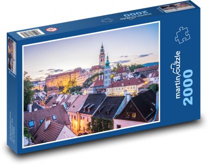 Český Krumlov - Puzzle 2000 dielikov, rozmer 90x60 cm 