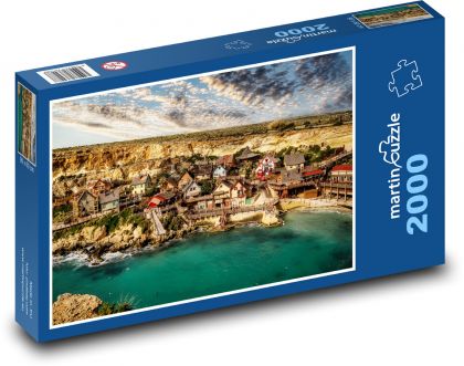 Dediny - Malta - Puzzle 2000 dielikov, rozmer 90x60 cm 