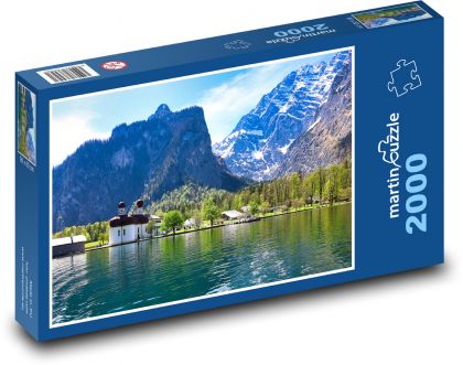 Königssee - jazero, Nemecko - Puzzle 2000 dielikov, rozmer 90x60 cm 