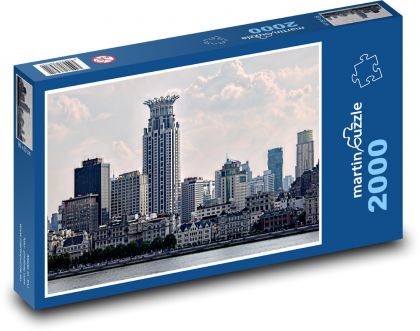 Šanghaj - město  - puzzle 2000 dílků