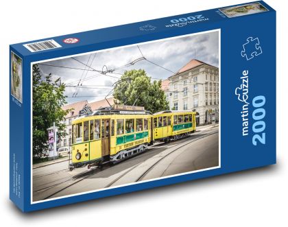 Historic tram - Germany - Puzzle 2000 pieces, size 90x60 cm 