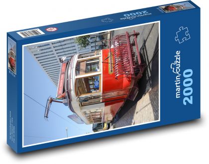 historic tram. - Puzzle 2000 pieces, size 90x60 cm 