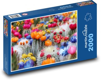 Kaktus - Blumen - Puzzle - 2000 Teile