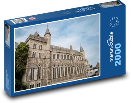 Zabytkowy budynek - Puzzle 2000 elementów, rozmiar 90x60 cm