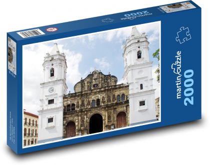 Katedra - Panama City - Puzzle 2000 elementów, rozmiar 90x60 cm