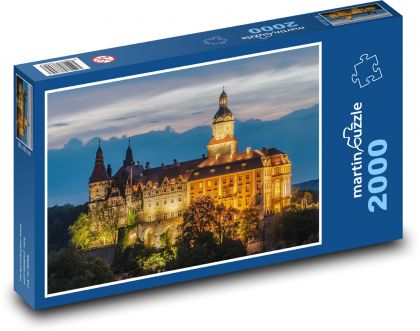 Hrad Wałbrzych - puzzle 2000 dílků