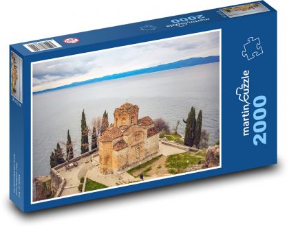 North Macedonia - Church of St. Jovan Kaneo - Puzzle 2000 pieces, size 90x60 cm 
