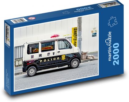 Japan - Police Vehicle - Puzzle 2000 pieces, size 90x60 cm 