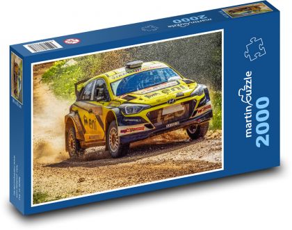 Samochód wyścigowy - Puzzle 2000 elementów, rozmiar 90x60 cm