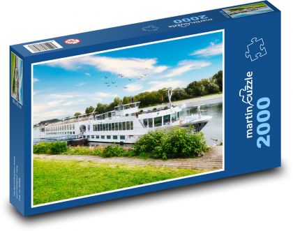 Loď - Rýn - Puzzle 2000 dielikov, rozmer 90x60 cm 
