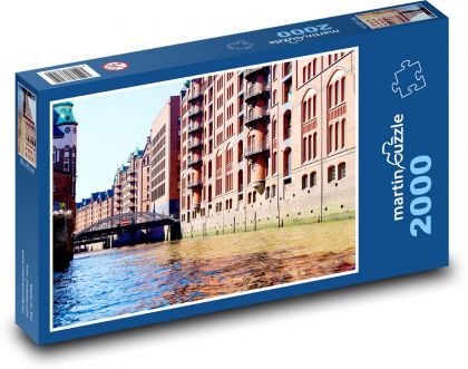Nemecko - Hamburg - Puzzle 2000 dielikov, rozmer 90x60 cm 