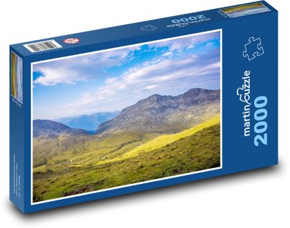 Horská krajina - Puzzle 2000 dielikov, rozmer 90x60 cm 