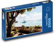 Barbados - plachetnice Puzzle 2000 dílků - 90 x 60 cm