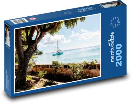 Barbados - plachetnice - Puzzle 2000 dílků, rozměr 90x60 cm