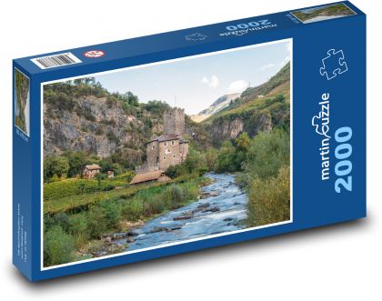 Hory - Starý hrad - Puzzle 2000 dielikov, rozmer 90x60 cm 
