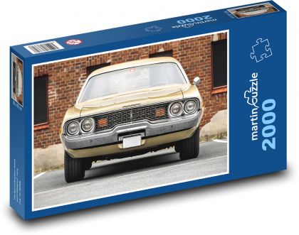 Americké auto - Puzzle 2000 dielikov, rozmer 90x60 cm 