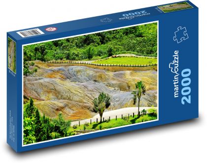 Maurícius - príroda - Puzzle 2000 dielikov, rozmer 90x60 cm 