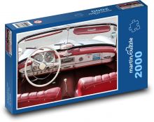 Auto - interiér Puzzle 2000 dílků - 90 x 60 cm