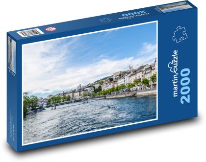 Švýcarsko - Curych - puzzle 2000 dílků