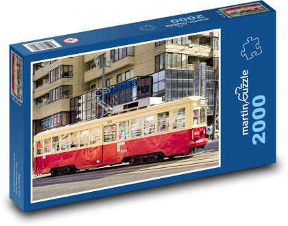 Tramwaj - Puzzle 2000 elementów, rozmiar 90x60 cm