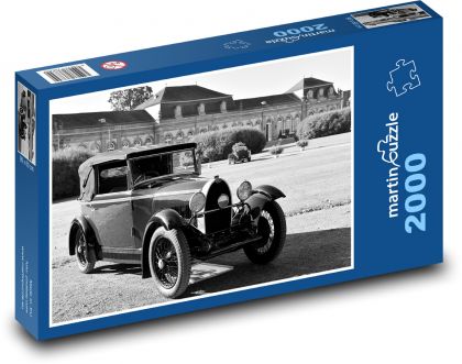 Historický automobil - puzzle 2000 dílků