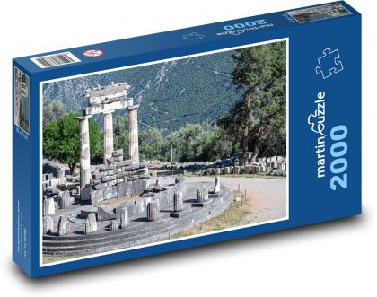 Delfy - Grecja, ruiny - Puzzle 2000 elementów, rozmiar 90x60 cm