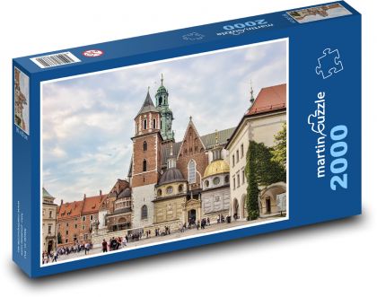 Wawel - Kraków, Polska - Puzzle 2000 elementów, rozmiar 90x60 cm