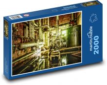 Stará opuštěná kotelna Puzzle 2000 - 90x60 cm
