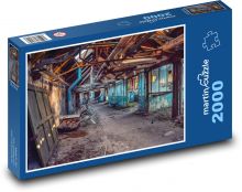 Opustená továreň - chátrajúca budova Puzzle 2000 dielikov - 90 x 60 cm